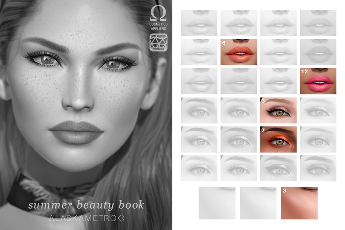 alaskametro<3 Summer Beauty Book TESTER | EvoX BOM | Bakes-on-Mesh/Classic | OMEGA applier