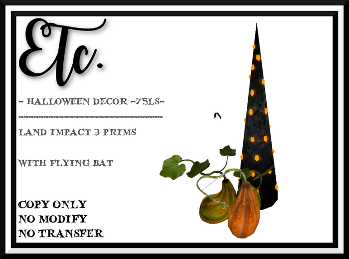 Etc. Halloween Decor