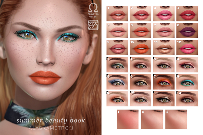alaskametro<3 Summer Beauty Book | EvoX BOM | Bakes-on-Mesh/Classic | OMEGA applier
