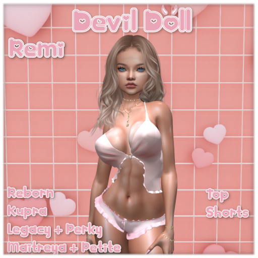 *Devil Doll* Remi Top - Pink