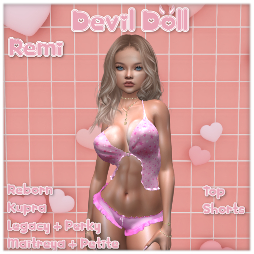 *Devil Doll* Remi Shorts - Stars