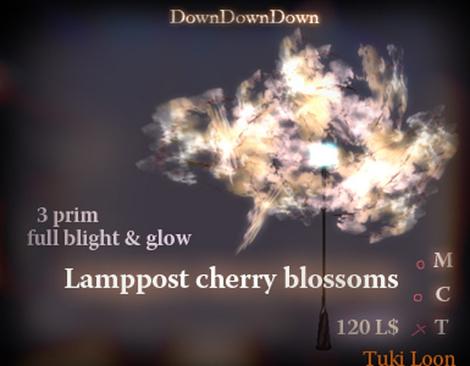 DDD_Lamppost cherry blossoms