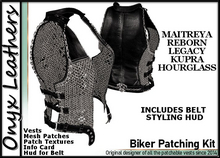 Strapped Chainmail Biker Vest - Female Versions