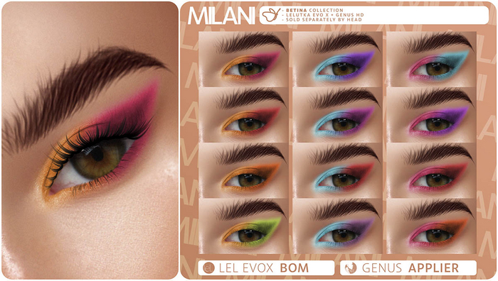 MILANI Cosmetics "Betina" Collection (DEMO)