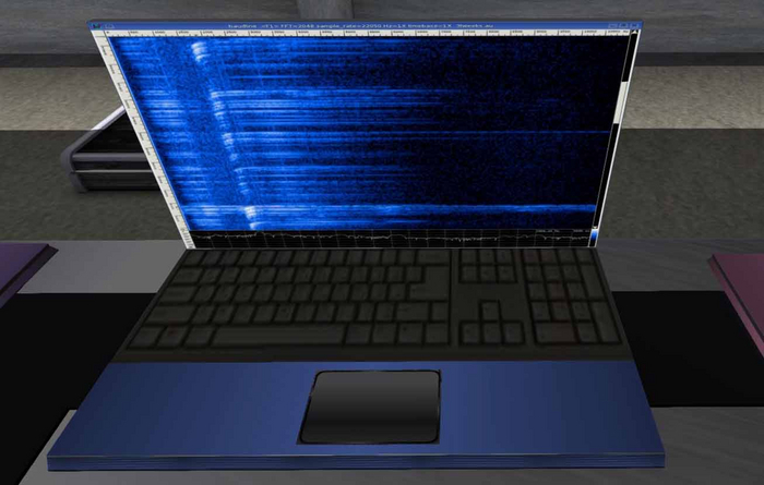 DD Laptop Computer (Blue Chrome)