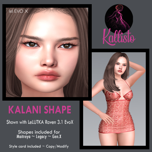 Kallisto ~ Kalani Shape