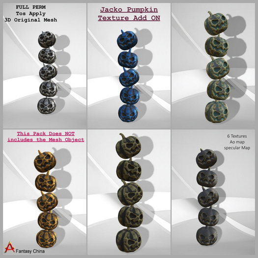 Full Perm Jacko Pumpkin Pole textures add on