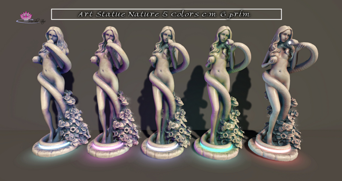 MICSHA-ART STATUE NATURE 5 COLORS