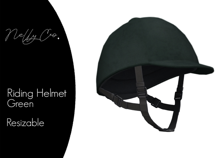 Nelly Co. - Riding Helmet - Green