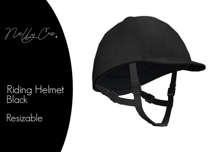 Nelly Co. - Riding Helmet - Black