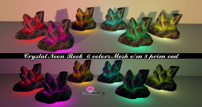 MICSHA-CRYSTALS NEON ROCK GLITTER 6 COLORS
