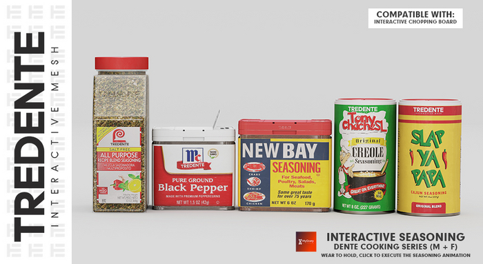 Tredente // Interactive Seasonings [CAJUN] (Packed)
