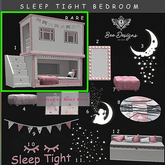 01 Bee Designs Sleep Tight Bedroom RARE