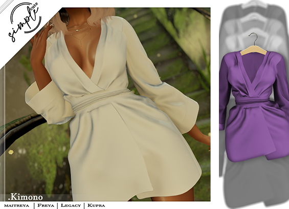 [simpleCUTE] Kimono -Violet