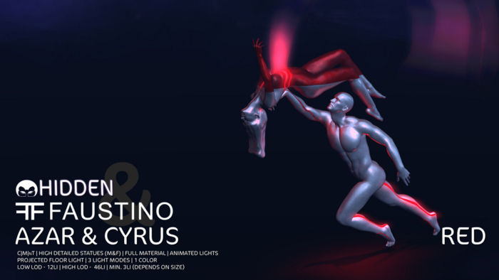 HIDDEN & FAUSTINO :: AZAR & CYRUS ::RED ::