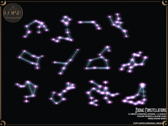 LORE Zodiac Constellations 