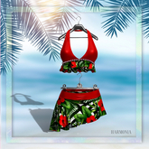 Red Resort Outfit Belleza Freya