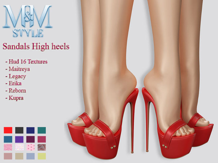 PROMO 70% - M&M STYLE-ROSALIE Sandals High heels-SEP23