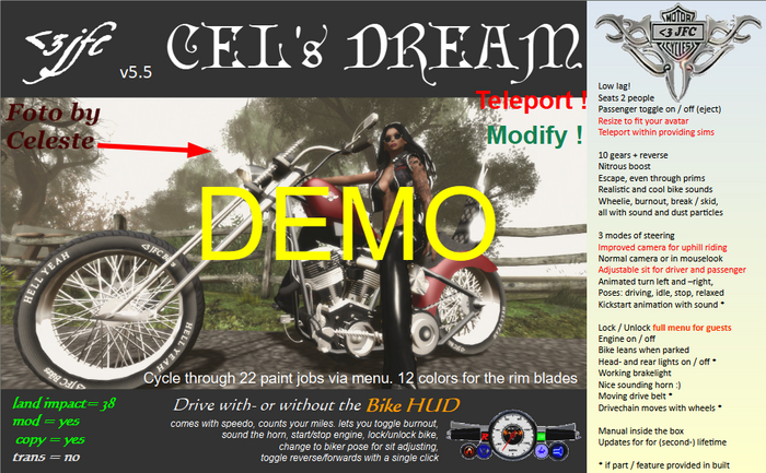 <3 JFC CEL's DREAM DEMO