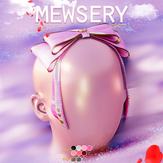 Mewsery Seishun Hairbow - Unrigged{#FATPACK}