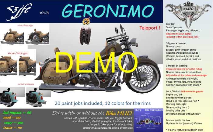 <3 JFC GERONIMO DEMO