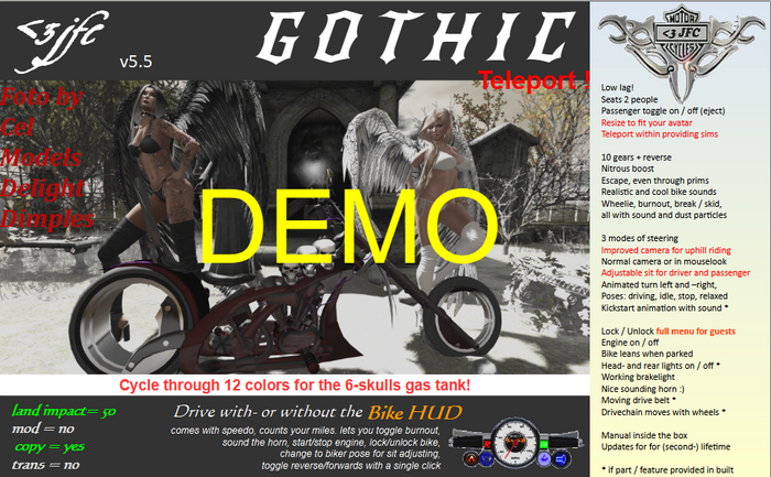 <3 JFC GOTHIC II DEMO