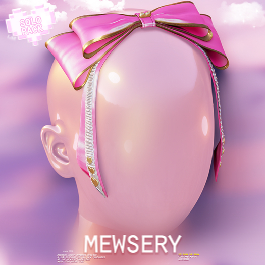#Mewsery Seishun Hairbow{Bubbly} Unrigged
