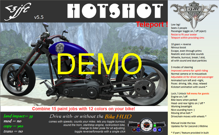 <3 JFC HOTSHOT DEMO