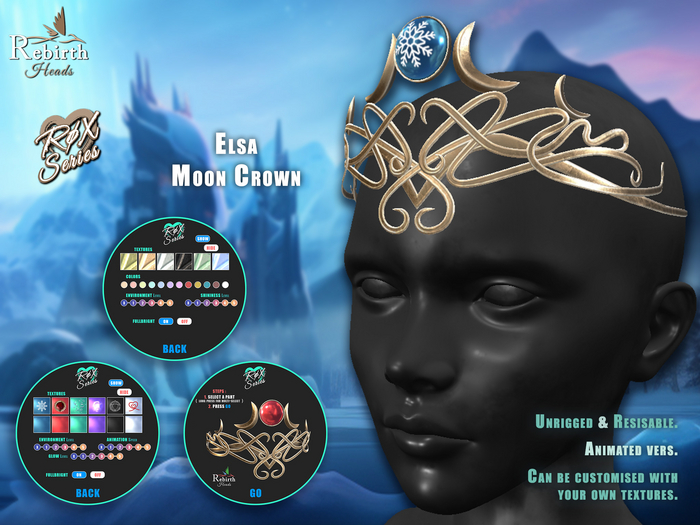 Rebirth RoX Add-ons ~ Elsa Moon Crown