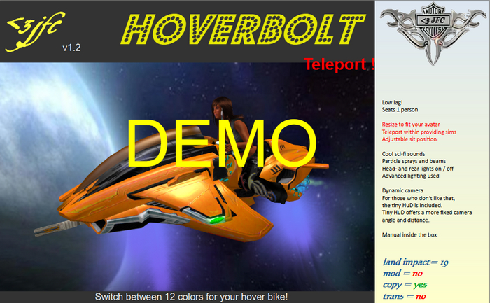 <3 JFC HOVERBOLT DEMO