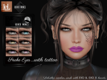 BLACK WINGS-SNAKE EYES+TATTOO 6 COLORS HUD