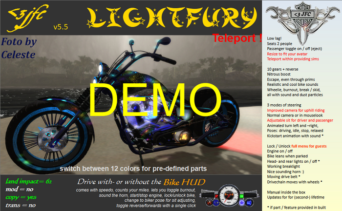 <3 JFC LIGHTFURY DEMO