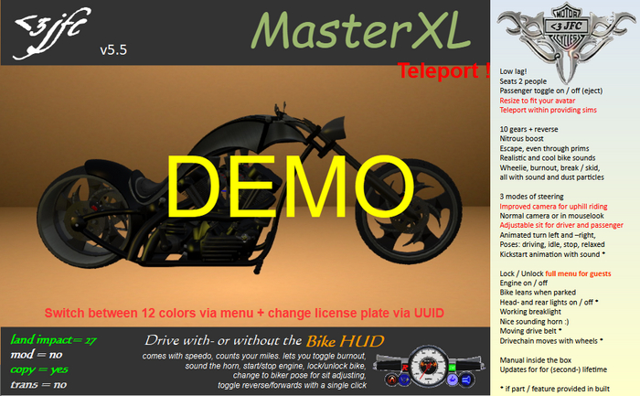 <3 JFC MasterXL DEMO