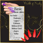 .:[WoN]:.Basic ClassicStilleto nails w/HUD