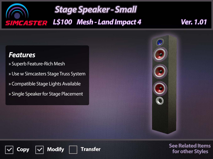Stage Speaker Small