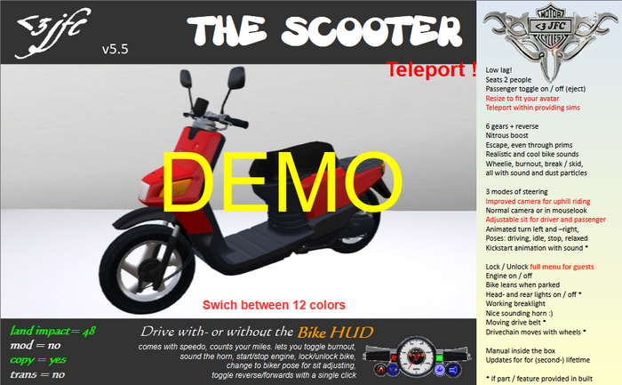 <3 JFC THE SCOOTER DEMO