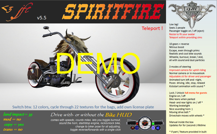 <3 JFC SPIRITFIRE DEMO