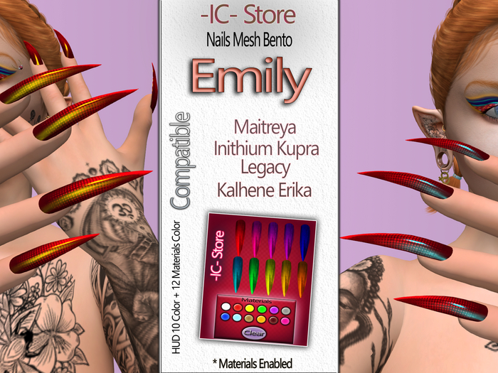 -IC- Store Nails Mesh Bento (Emily)  !!!ADDME