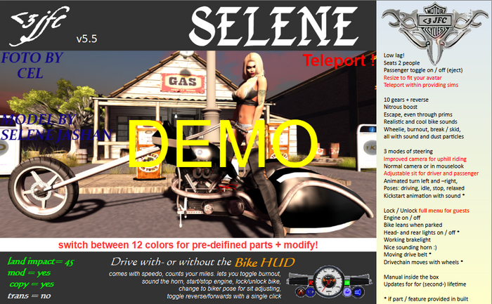 <3 JFC SELENE DEMO