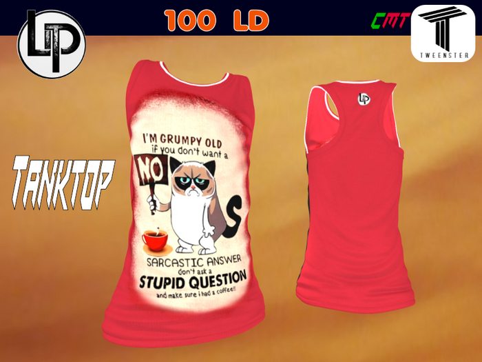 *LIP grumpy >MM Tanktop