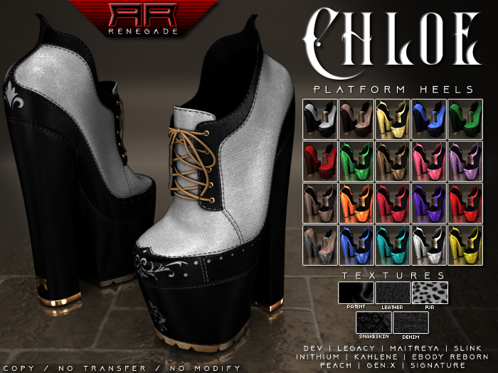 [Renegade] Chloe Platform Heels