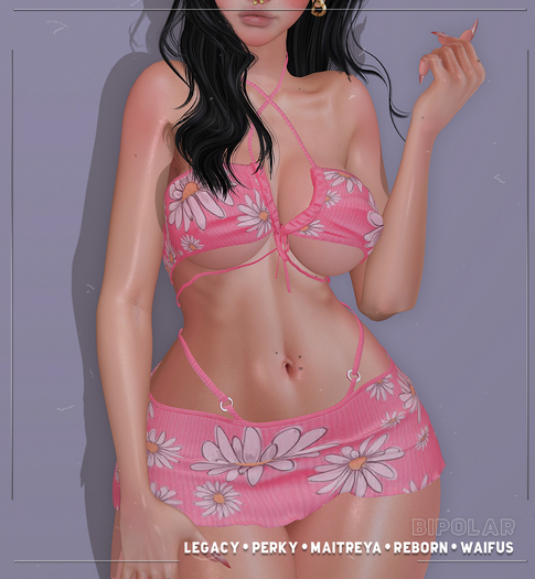 Bipolar - Valery Set - Pink Daisy