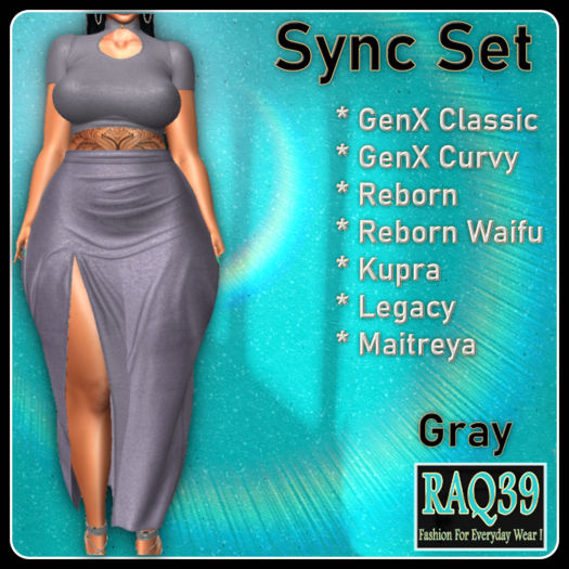 [R39] Sync Set-Gray