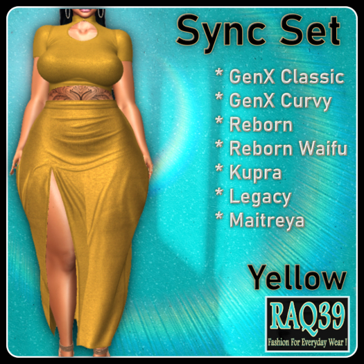 [R39] Sync Set-Yellow