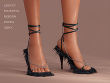 $NT Shaggy Sandals GREY