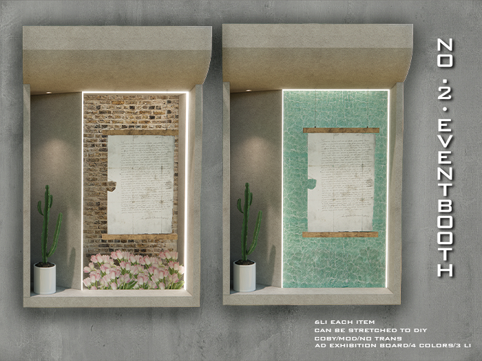 [Bailizhi]NO 2-EVENT  BOOTH-GREY