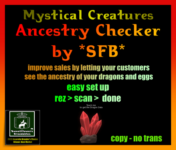 Mystical Creatures - Ancestry Checker by SFB