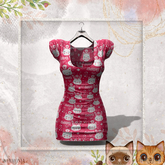 * Harmonia Kitty Cats Original Pink Kitty Dress Maitreya Petite Legacy Perky