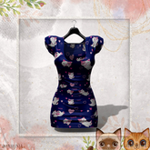 * Harmonia Kitty Cats Original Blue Kitten Dress Maitreya Petite Legacy Perky