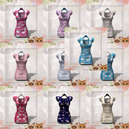 Fatpack Kitty Cats Dress